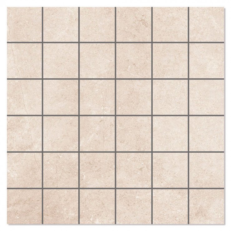 Mosaik Klinker Stonehenge Beige Mat 30x30 (5x5) cm-1